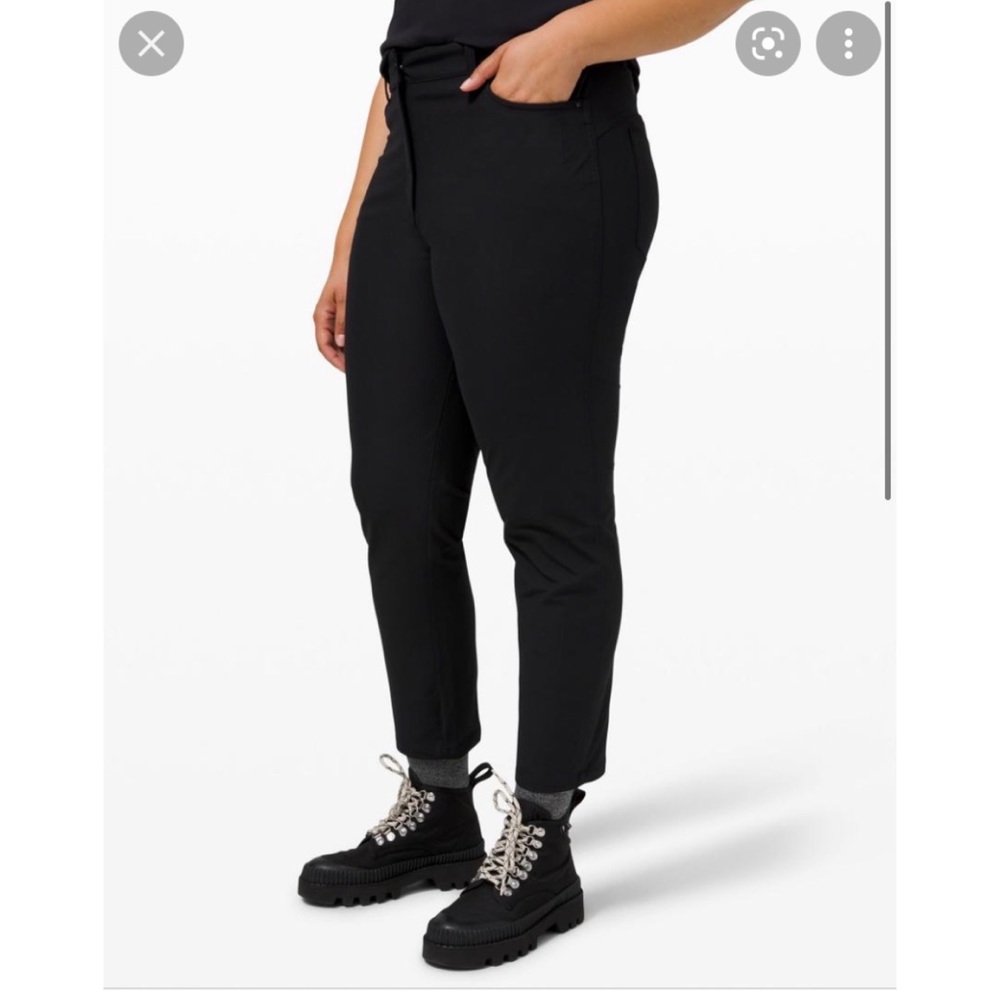 Lululemon Women Black City Sleek The Best Golf Pants Size 8